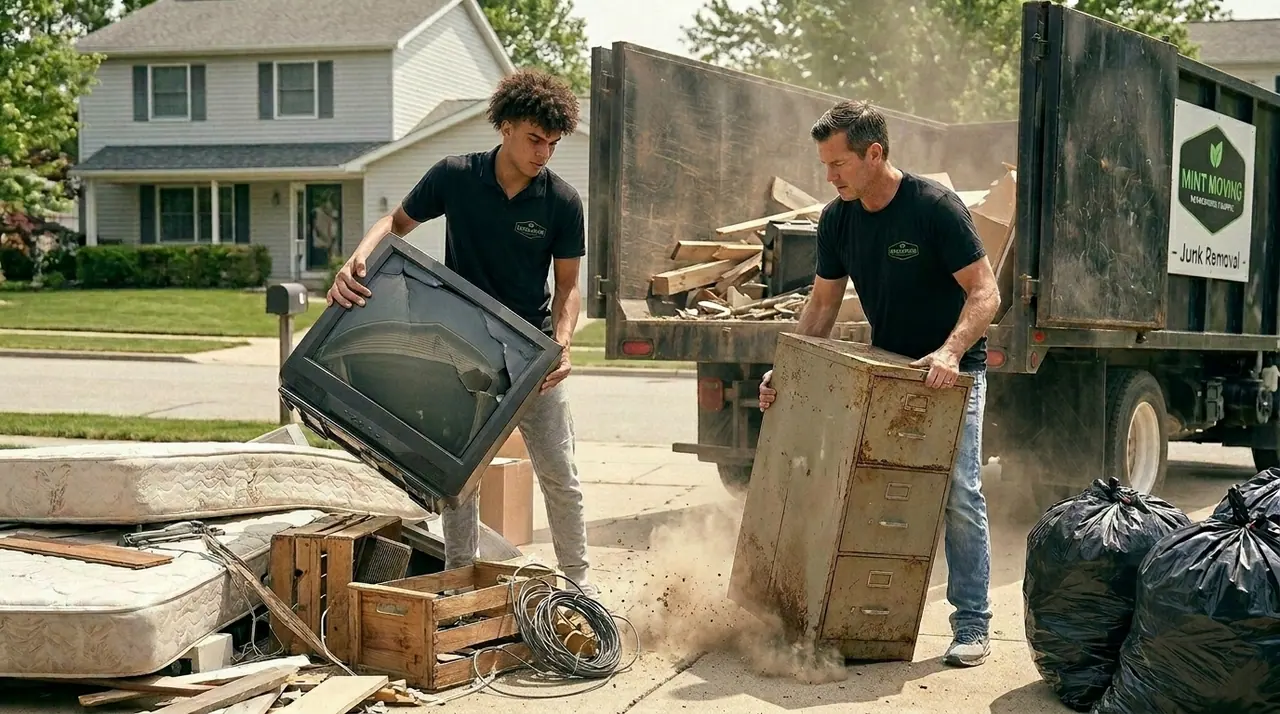 Junk Removal Service — Mint Moving team